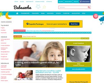 The Babaszoba.hu is the market leader baby and childcare portal in Hungary